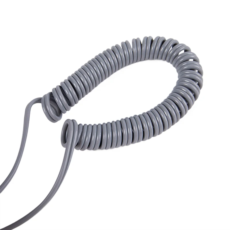 1 SZT. Kabel zasilający do wiertarki do paznokci, szary uchwyt, mocny akcesorium do elektrycznej frezarki do manicure