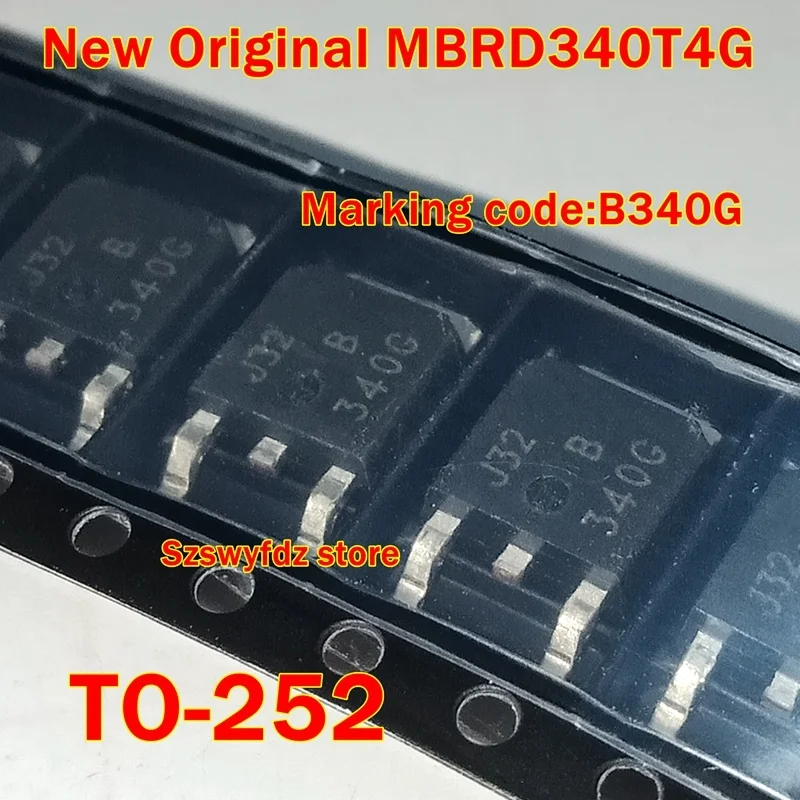 

5Pcs to 100Pcs New Original Mbrd340T4G Mbrd340T4 Mbrd340 To-252 Marking Code:B340G Switchmode Power Rectifiers