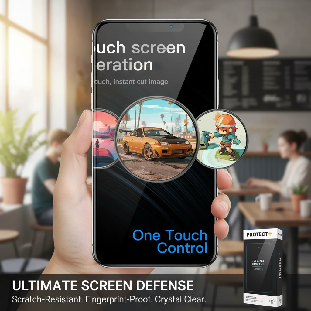 

For ebadge electronic bar 1.85-inch high-definition large screen full touch popular electronic badge trendy play guzi picture DI