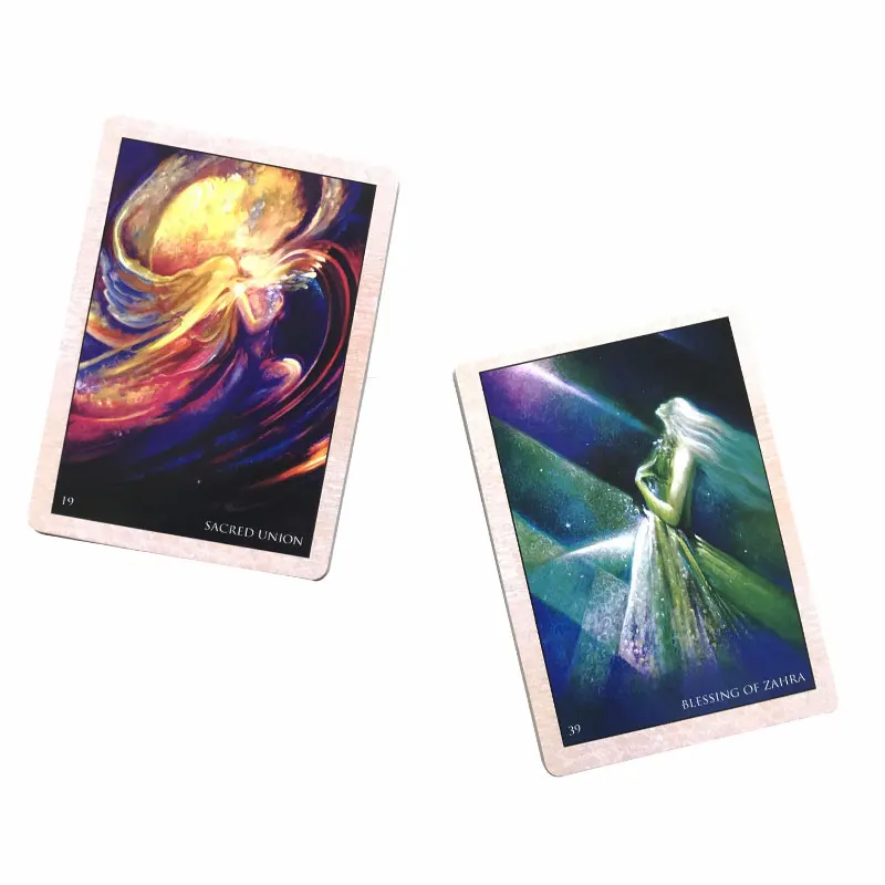 Hot sales Fairchild Rumi Oracle Tarot Card Fate Divination Prophecy Card Family Party Game Tarot 44 Card Deck PDF Guide