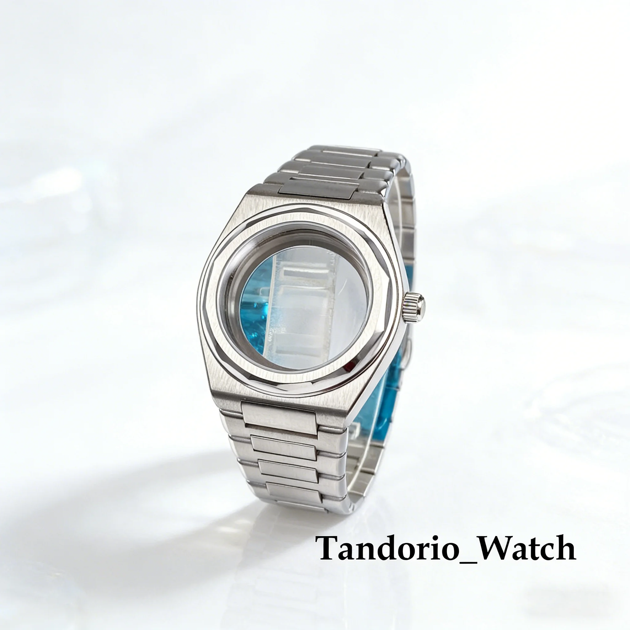 

Корпус для часов Tandorio New 40 мм из высококачественной нержавеющей стали для механизмов NH35, ETA 2824, PT5000, ST2130, водонепроницаемость 10ATM, сапфировое стекло, для дайверских часов.