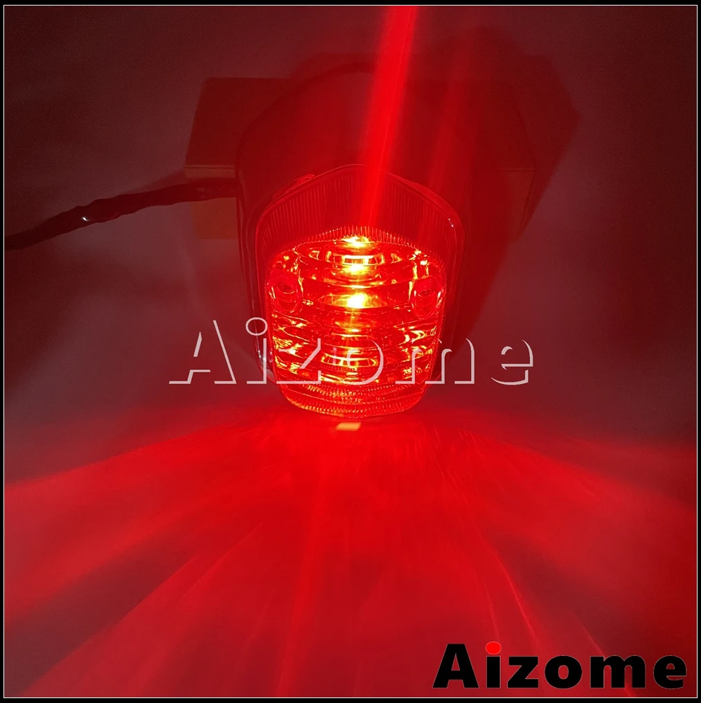 Universal Motorcycle Tail Light For Harley Yamaha Suzuki Honda Shadow Sabre 1100 VT1100C2 VT400 VT750 Taillight Brake Stop Light