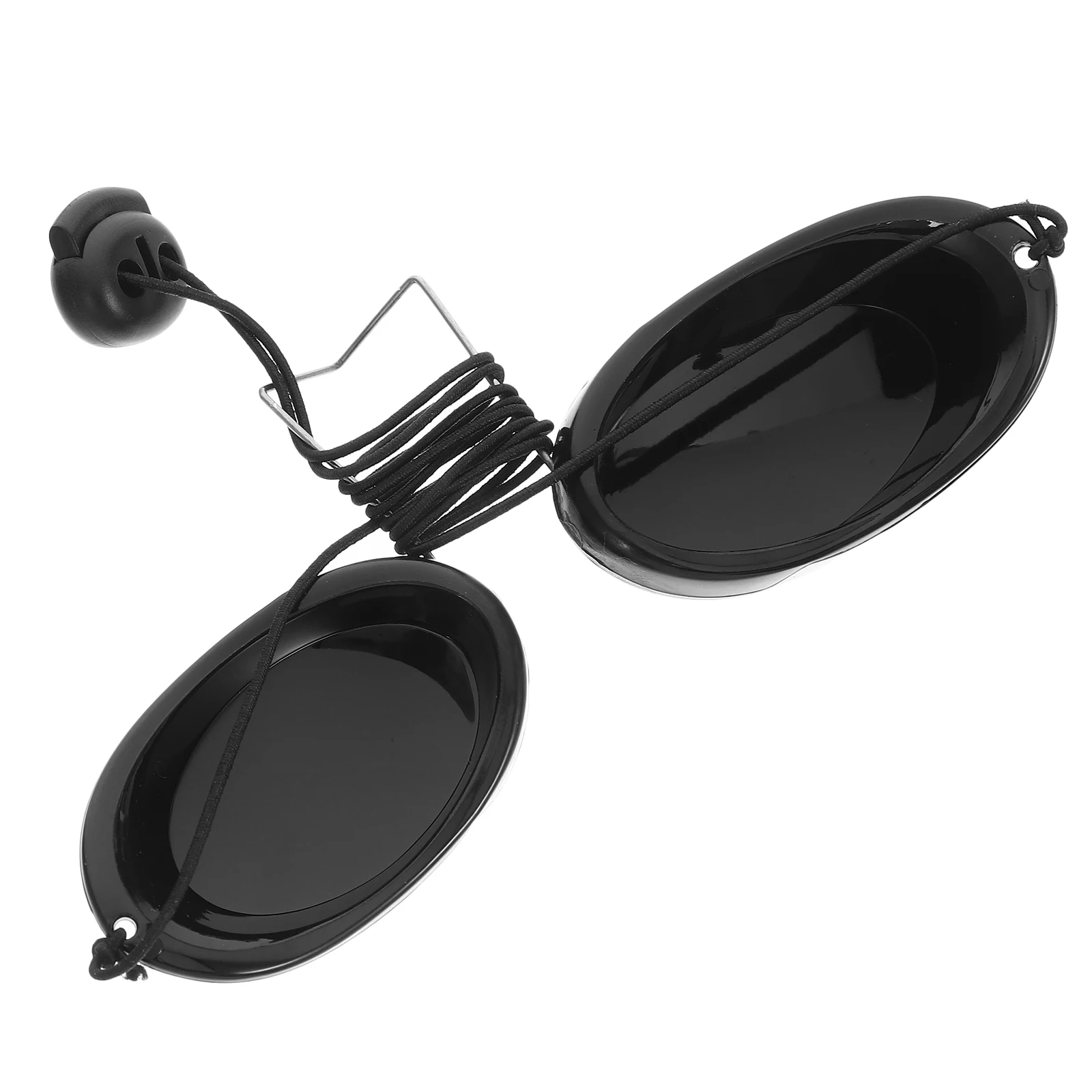 

Beauty Protective Goggles Shading Cover Sunbathing Patch Black Adjustable Length Ergonomic Design Eye Protection