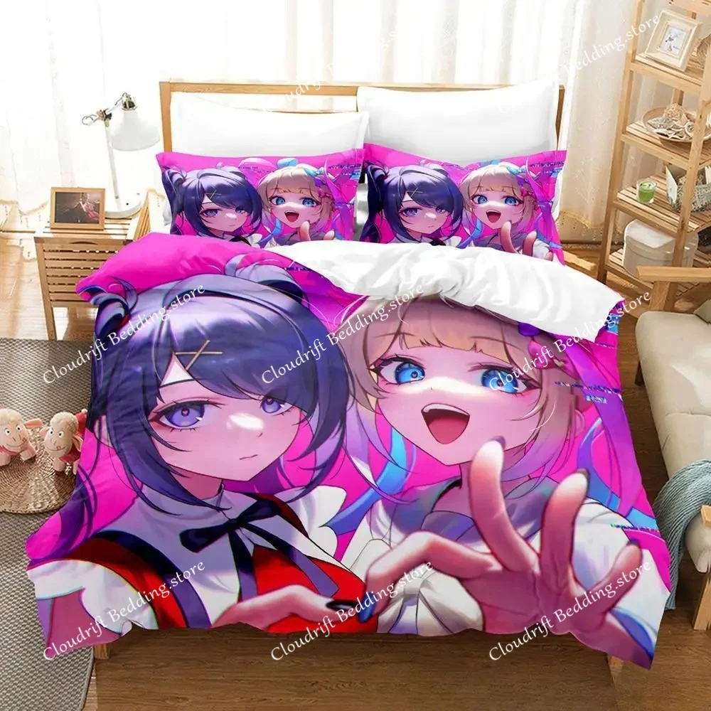 

New 3D Print Anime Kawaii GirlsNEEDY GIRL OVERDOSE Bedding Set Cartoon Anime Adult Kid Bedroom Duvet Cover Sets