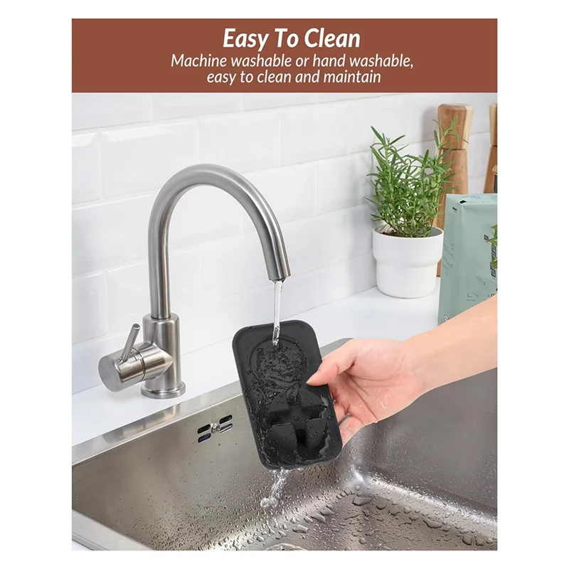 ABKR-For Ninja Luxe Cafe ES601 تدك حصيرة سيليكون العبث حامل عدم الانزلاق اكسسوارات ماكينة إسبريسو استبدال جزء