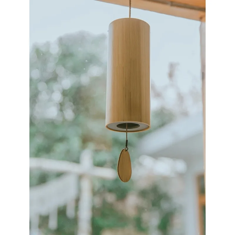 

Meditation Chord Wind Chimes Japanese Retro Bamboo Balcony Ornaments Gift