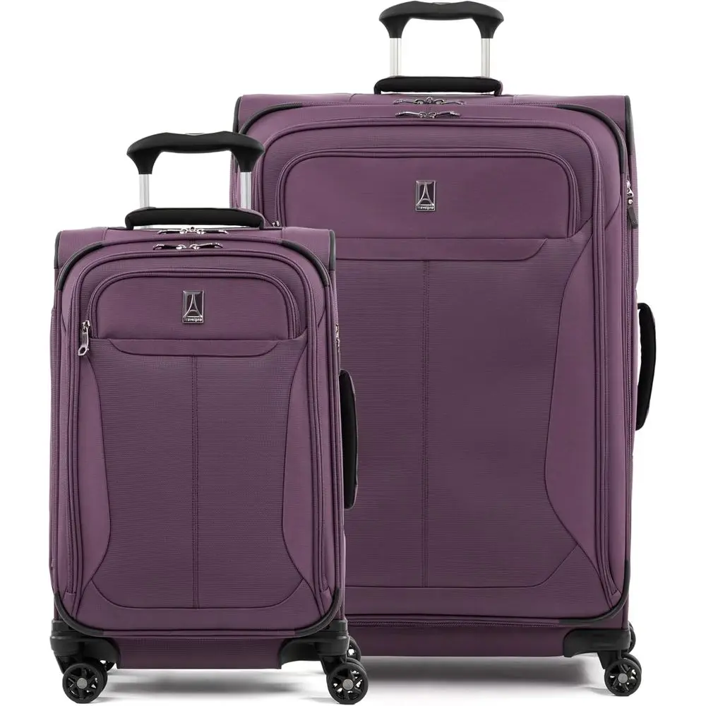 

Deep Purple Travelpro Tourlite 2-Piece Luggage Set: 21 Expandable Spinner Carry-On & 29 Lightweight Large Suitcase