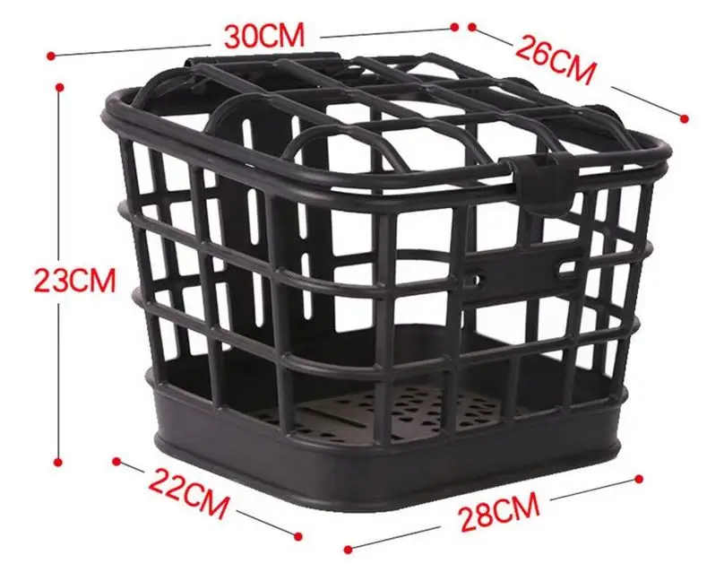 Durable Foldable Bicycle Basket Bag For Road Bikes-Easy Install Universal Accessories