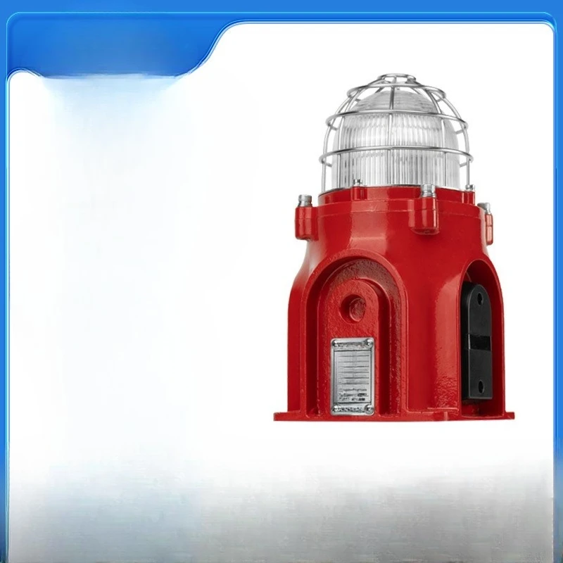 Stainless steel explosion-proof sound and light alarm communication network warning light