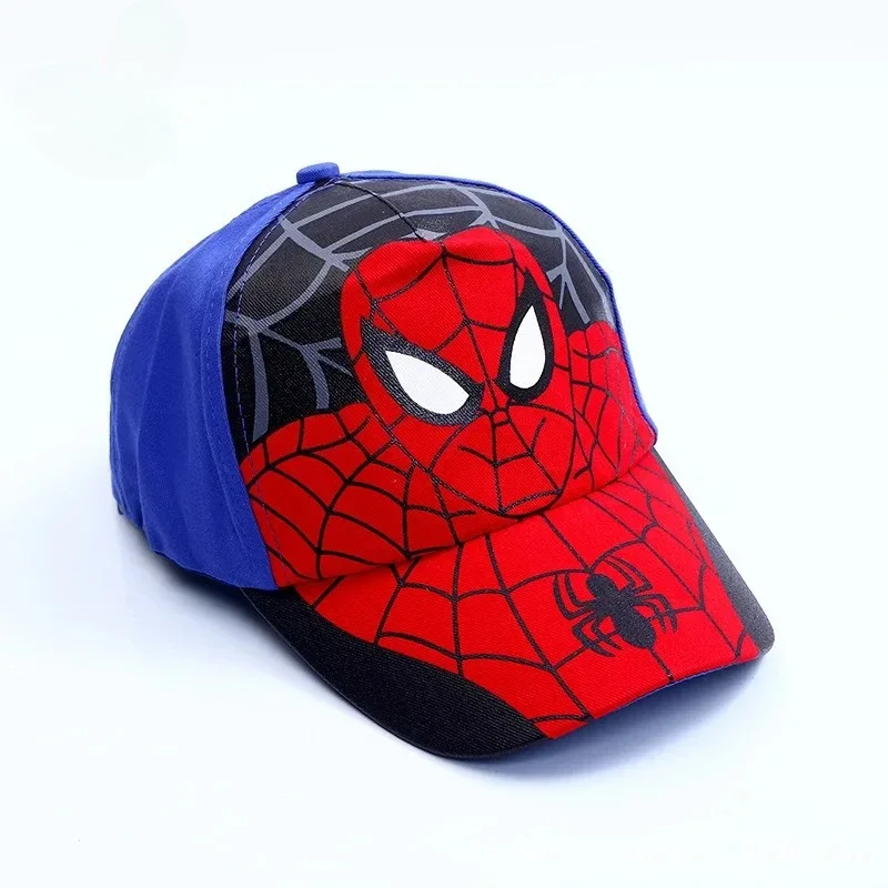 Spiderman Berretto da baseball Supereroe Periferico Ragazzi Ragazze Cappelli Puntelli Cosplay Cappello da sole Regalo per bambini Accessorio di moda 3-7 anni