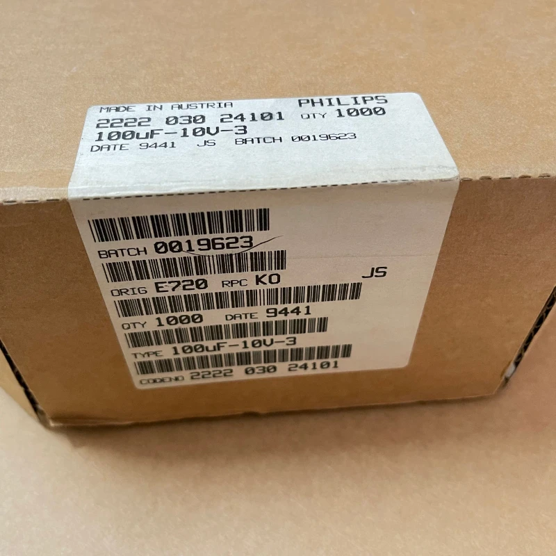 10 TEILE/LOS 100 UF 107 10 V Axial Kathode Elektrolytkondensator