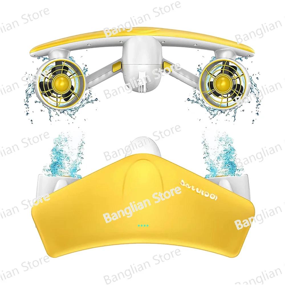 UnderwaterScooter Booster Swimming Thruster Handheld Diving Equipment Electric Floatboard Power Surfboard W7