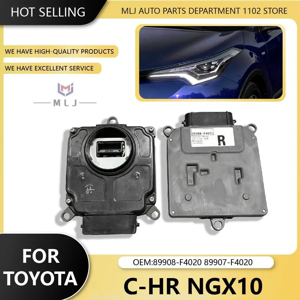 

89908-F4020 89907-F4020 Блок управления светодиодными ДХО фар для Toyota C-HR NGX10 89908F4020 89907F4020 Автоаксессуары