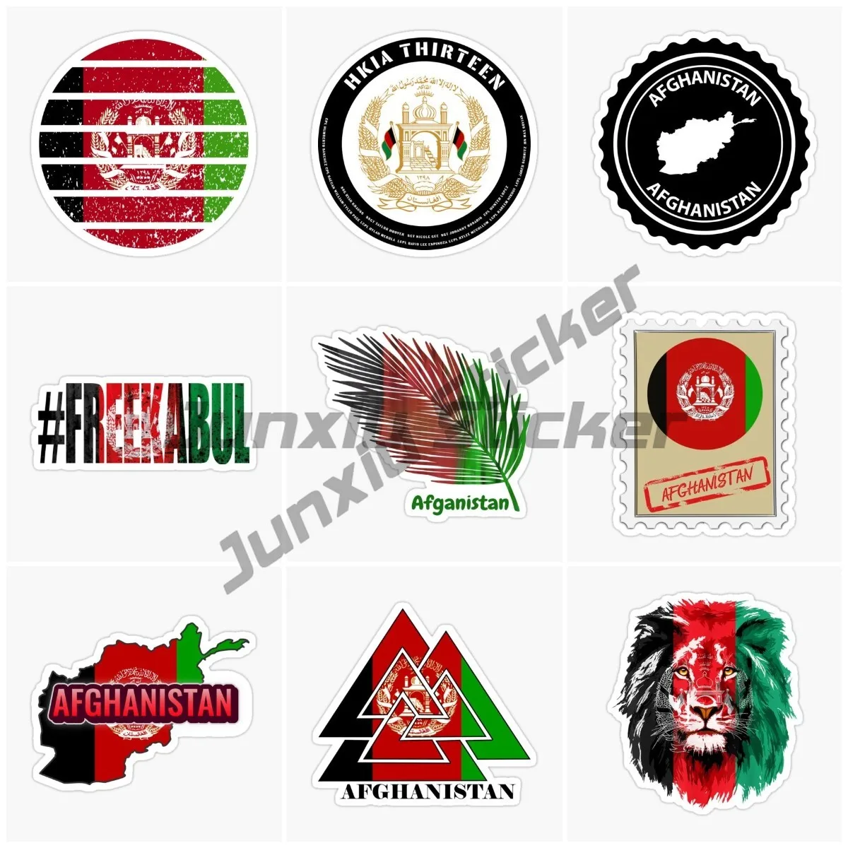 

Afghanistan Flag Map Style Decal Motorcycle Off Road Race Laptop Computer Helmet Vinyl Car Decal