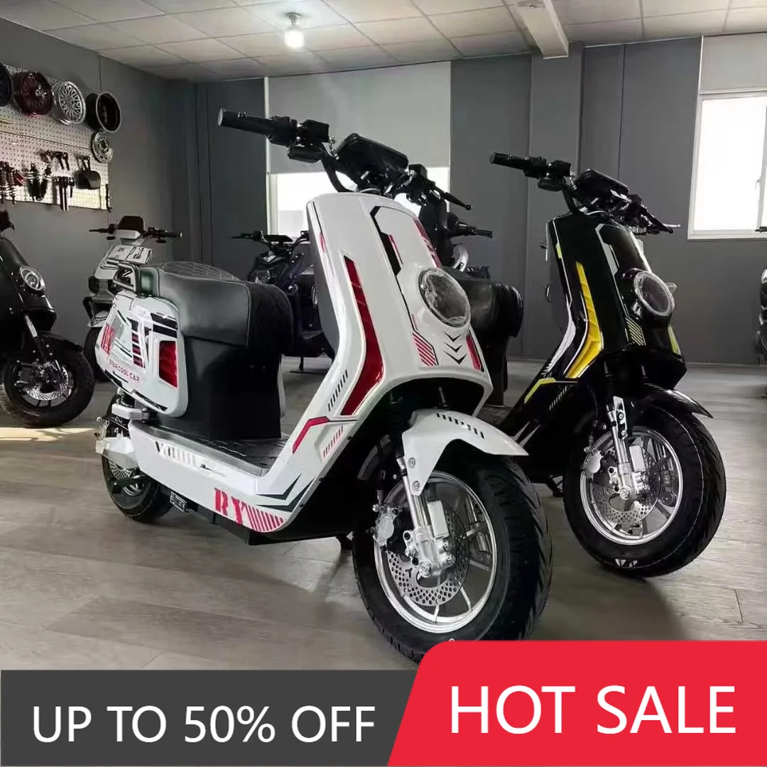 QQW QQW QQW 72V 2000W intelligent digital electric motorcycle with brushless rear hub motor, 14-inch wheels, optional lithium/le