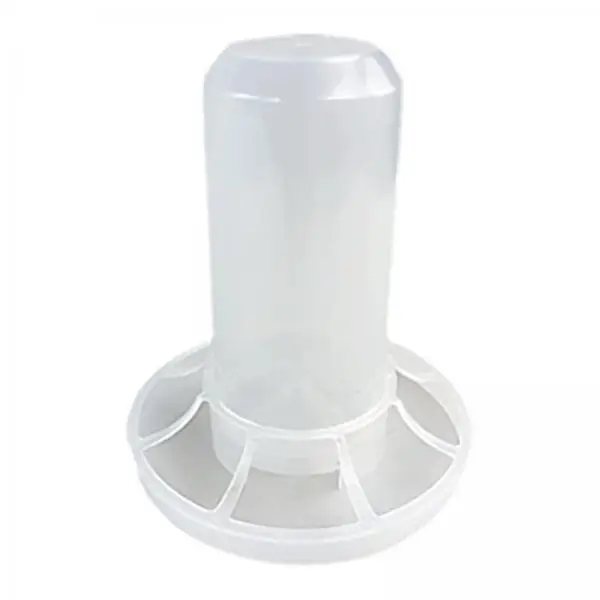 No Waste Automatic Poultry Feeder with Detachable Legs Easy to Clean Rainproof Bucket for Chickens Ducks Geese Farm Use