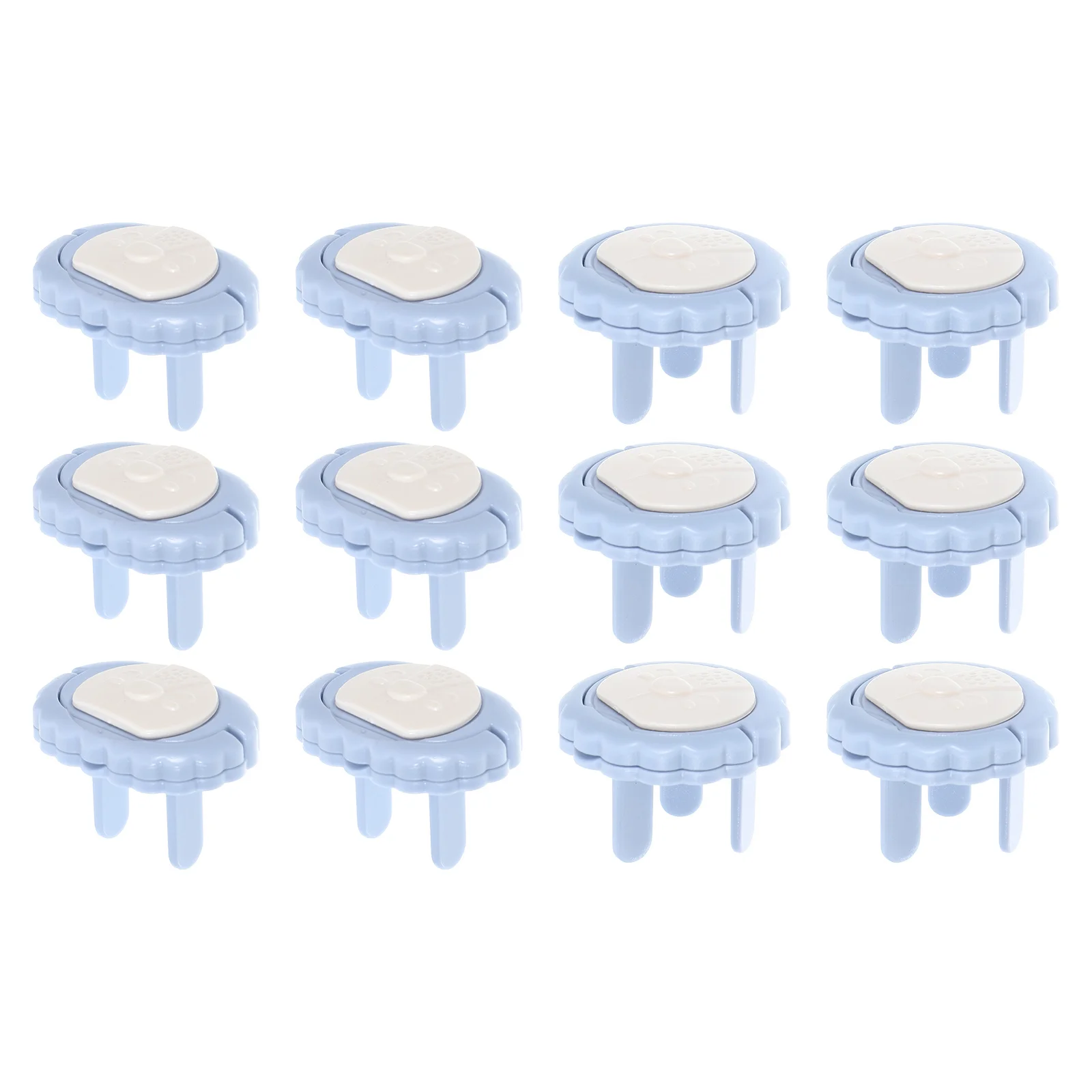 

12Pcs Outlet Plug Covers Baby Proofing Safety Socket Covers Child Protection Electrical Power Outlet Replacement Plastic Plugs
