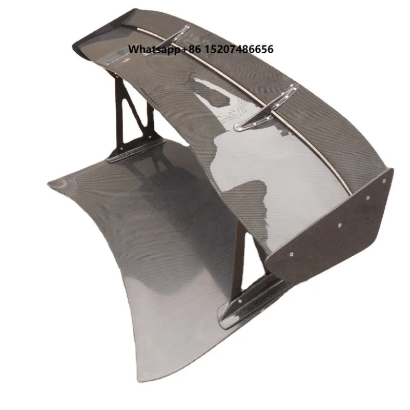 Carbon Fiber 1700 MM TYPE-5 REAR WING (with Aluminium Stands 21 Cm, 29 M, 39 cm for Option)