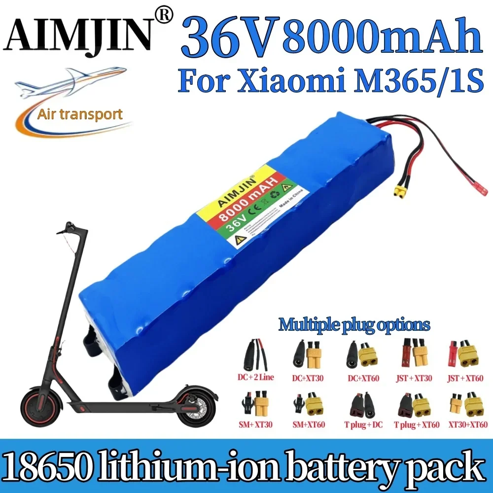 

New 10S3P 36V 8.0Ah For Xiaomi M365/1S Special Battery Pack 36V 8000mAh Electric Scooter Battery Pack