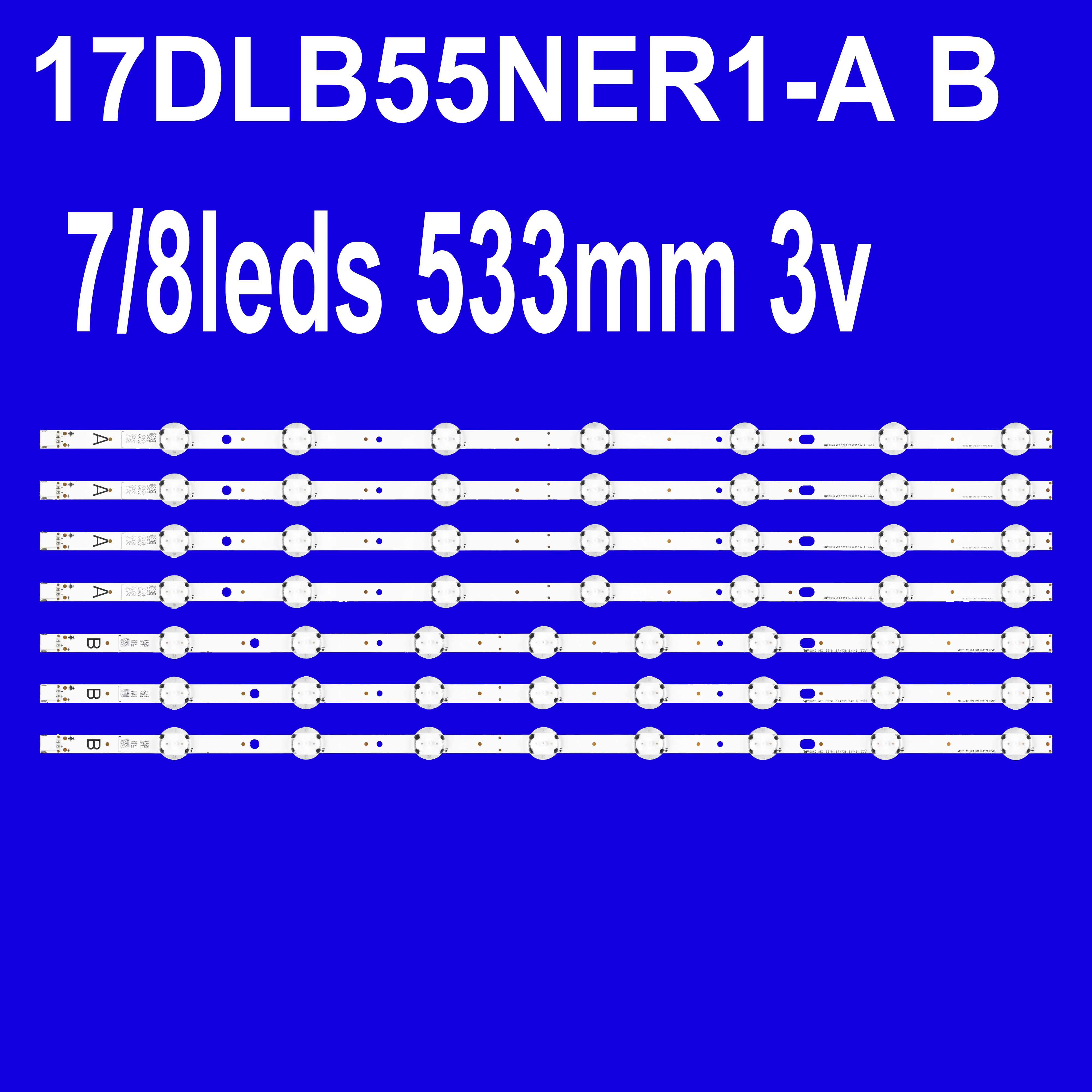 

Светодиодная лента подсветки 17DLB55NER1-A B для 55V6763DA LUX0155005 55U5863DA 55U6863DB 55VL5A63DB LT-55C870 LT-55V82JU 55HFL2879T/12