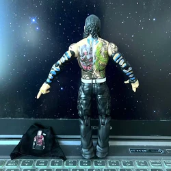 RARE Jeff Hardy AEW Action Figure Wrestling Figure Display Collection Festival Gift