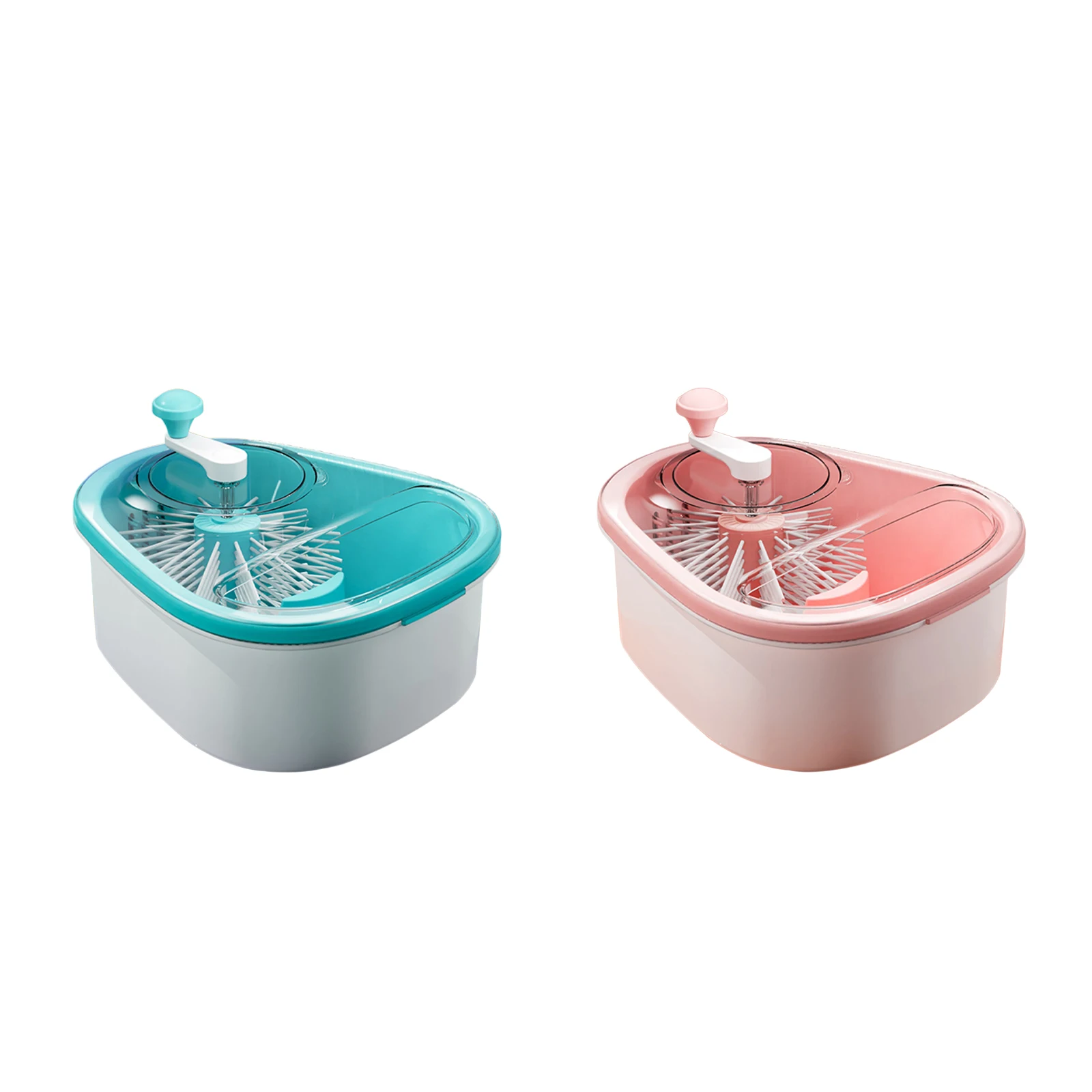 Drain Basket Self Draining Anti Slip Base Fruit Washer with Bowl for Vegetables Fruits Multifunctional Kitchen Gadgets Salad