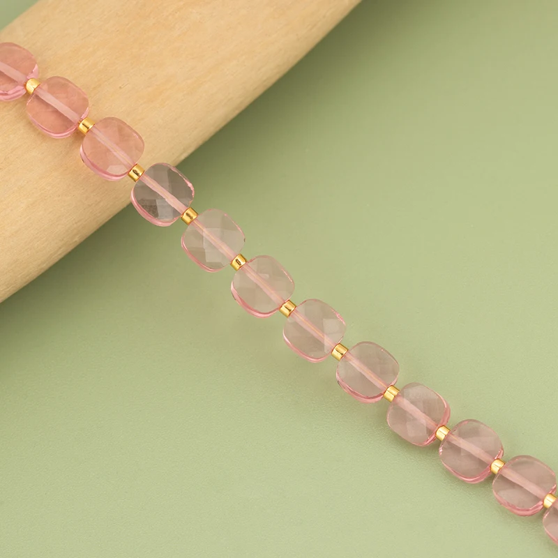 assoonas, eine Kette/Stück, MI03, Schmuckzubehör, Quarzstein, Anhänger, DIY-Zubehör, lose Perlenkette, Schmuckherstellung – Detail 4