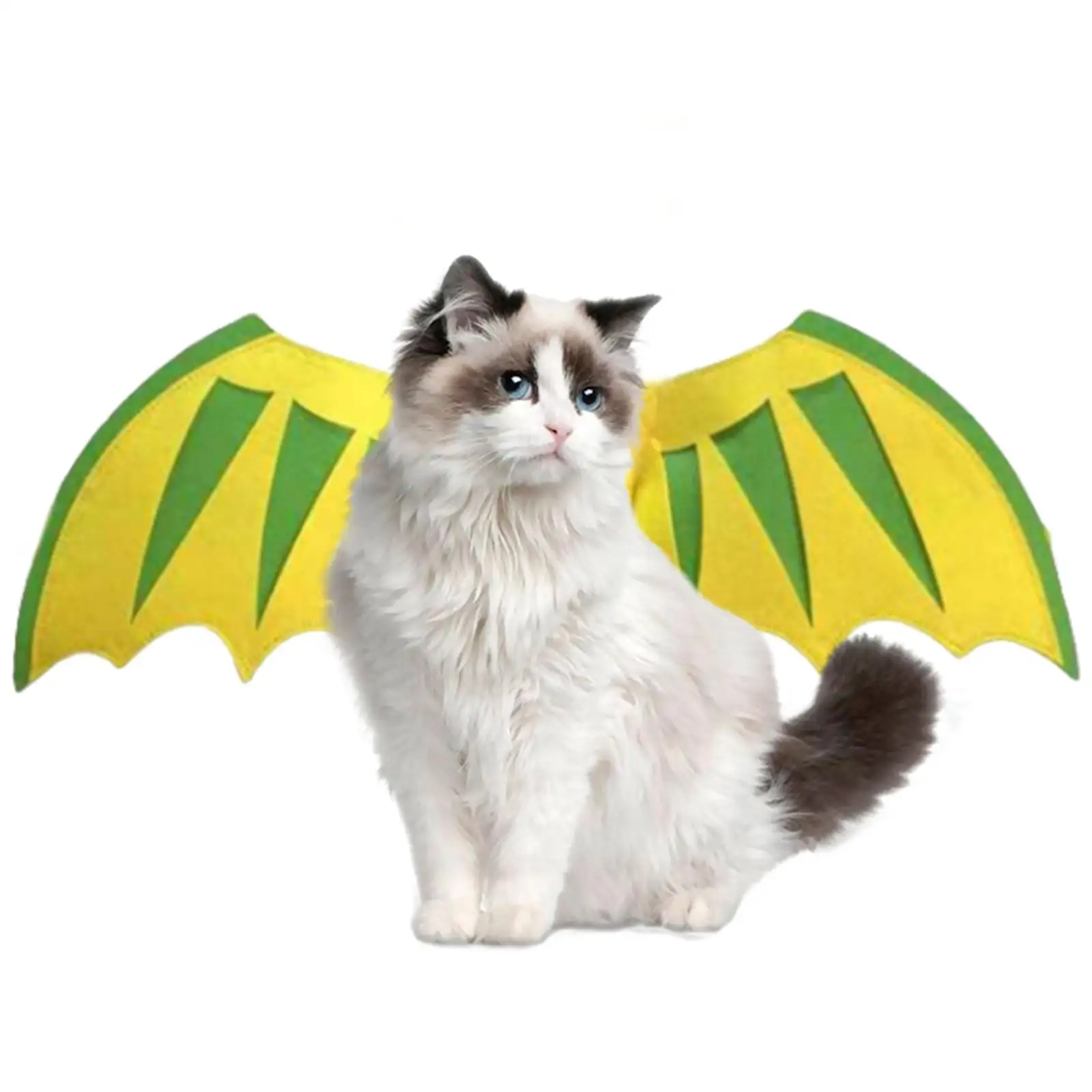 Halloween Costumes Kitten Cat Wings Costume Pet Wings Dinosaur Wing Dragon Wings for Cats for Small Medium Large Cats Festival