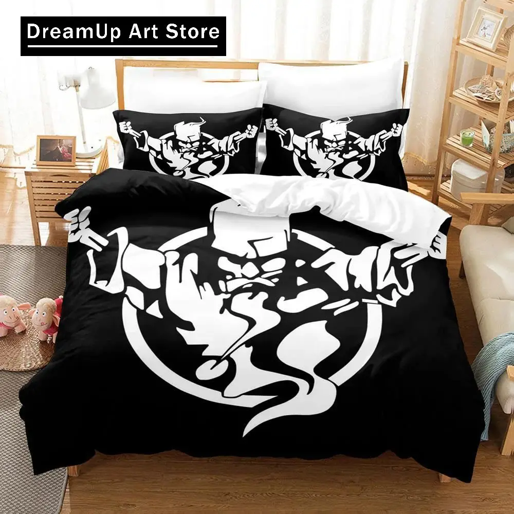 3D Thunder Hardcore Holland Dome Dutch Gabber Techno Gabba Music Festival Bedding Set Twin Queen Full Size Duvet Cover