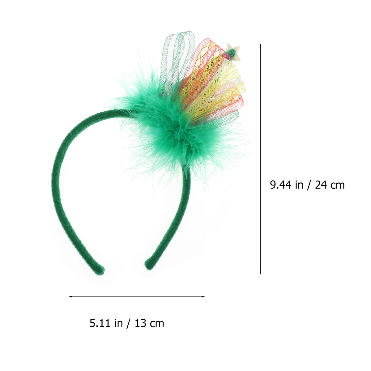 

Christmas Tree Headb Hair Hoop Lightweight Non Fading Party Accessories Ideal for Costume Carnival Easter New Year Gifts