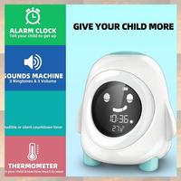 Flash Trend 2X Kids Alarm Clock, Alarm Clock For Kids, Ready To Wake Up Sleep Trainer, Colorful Night Light, Nap Timer