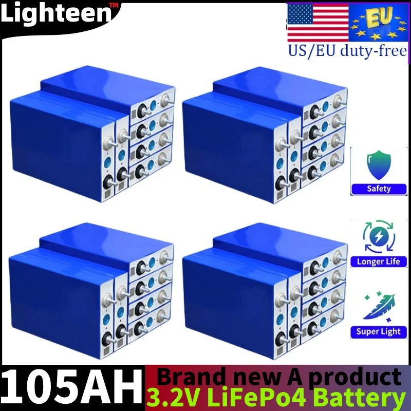 

The brand-new A-class 3.2V105Ah Lifepo4 RV is A rechargeable battery suitable for camping boats, golf carts and recreational veh
