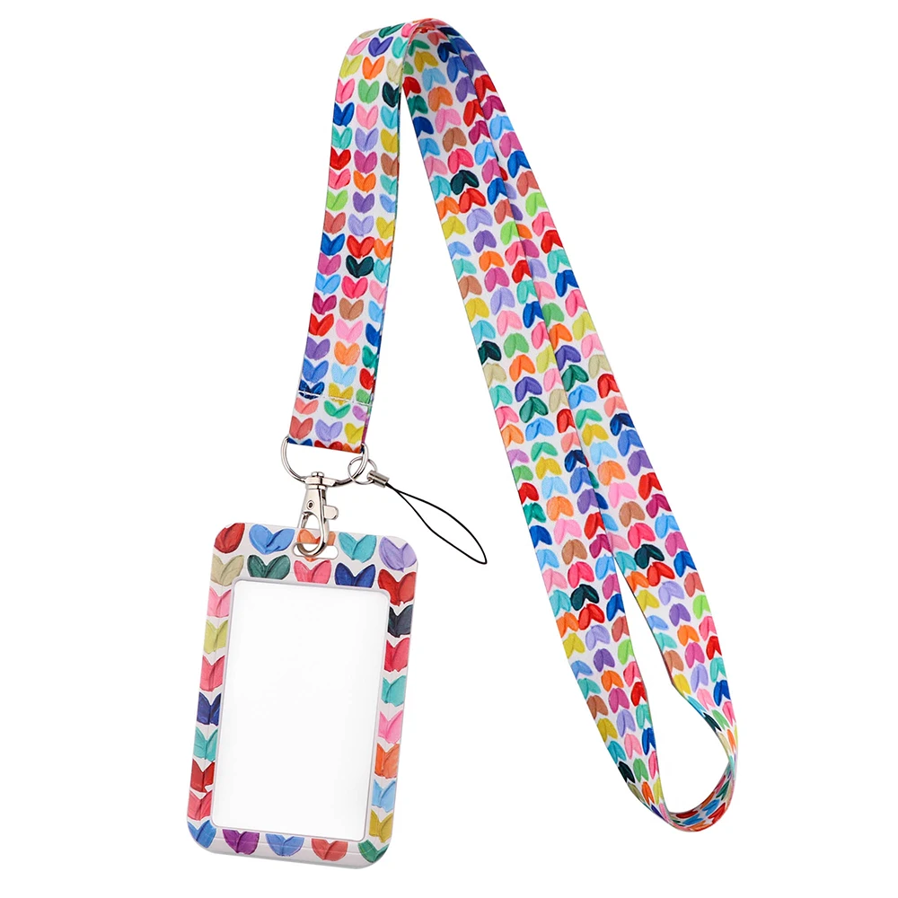 Ransitute R2733 Frog Lanyard Card ID Holder Car KeyChain ID Card Pass Gym Phone Badge Kids Key Ring Holder Jewelry