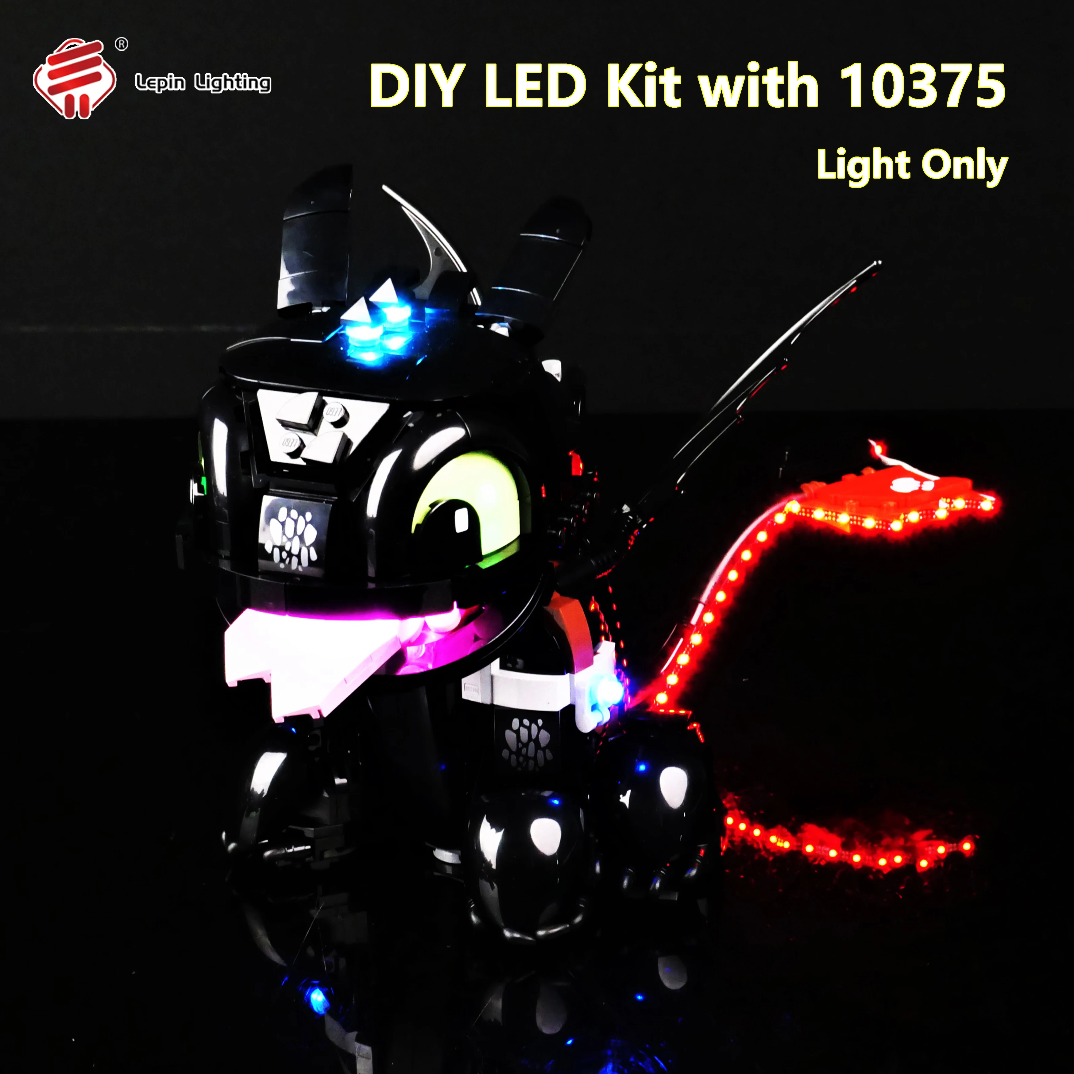 

DIY Remote Control LED Light Kit Compatible with 10375 Dragon Series Building Blocks Lighting Set Display Decoration Gift