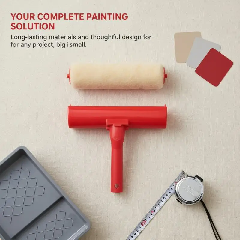 9 Inch Paint Roller With Shield for Ceilings Easy Clean Roller With Splash Guard for Smooth Painting Home Use