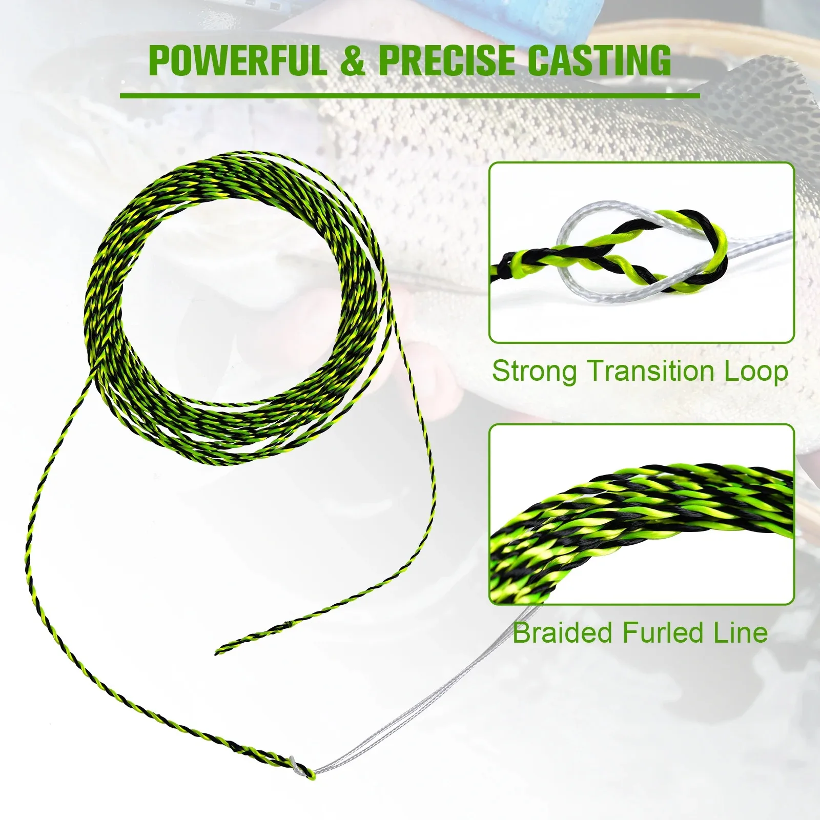 Goture Sedal Tenkara 11-13 FT multicolor resistente pesca mosca - imagen 2