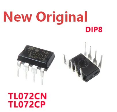 10/PCS TL072CN TL072CP DIP8 TL072CN CP TL 072 CN CP JFET dual-channel operational amplifier chip In Stock