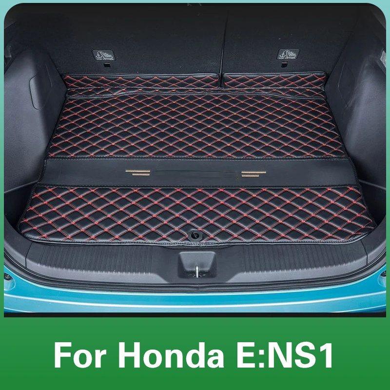 Custom Car Trunk Mat For Honda ENS1 EV 2024 Car Accessories Auto Interior Decoration Leather Waterproof Main Cargo Liner