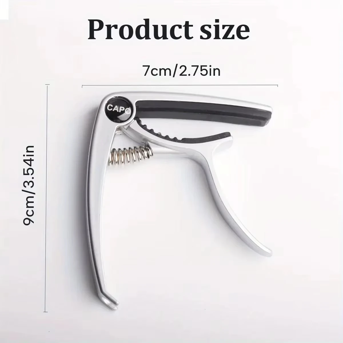Aluminum Alloy Quality Guitar Capo Quick Change Capo for Acoustic Electric Guitar Bass Precise Tuning & Easy Clamp Durable