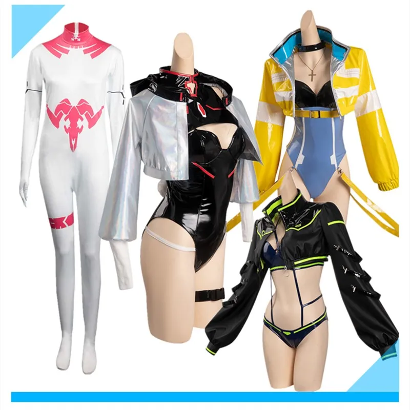 

Lucy Cosplay Coat Rebecca Costume David Jacket Women Bunny Girls Jumpsuit Headband Fantasy Outfits Halloween Carnival Party Suit