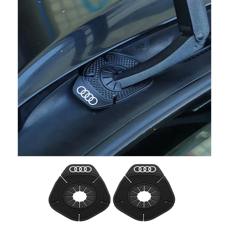 

Car Windshield Wiper Hole Protective Cover Wiper Dustproof Protection For Audi Sline A4 TT A6 A3 A8 Q3 Q5 Q7 Q8 Accessories