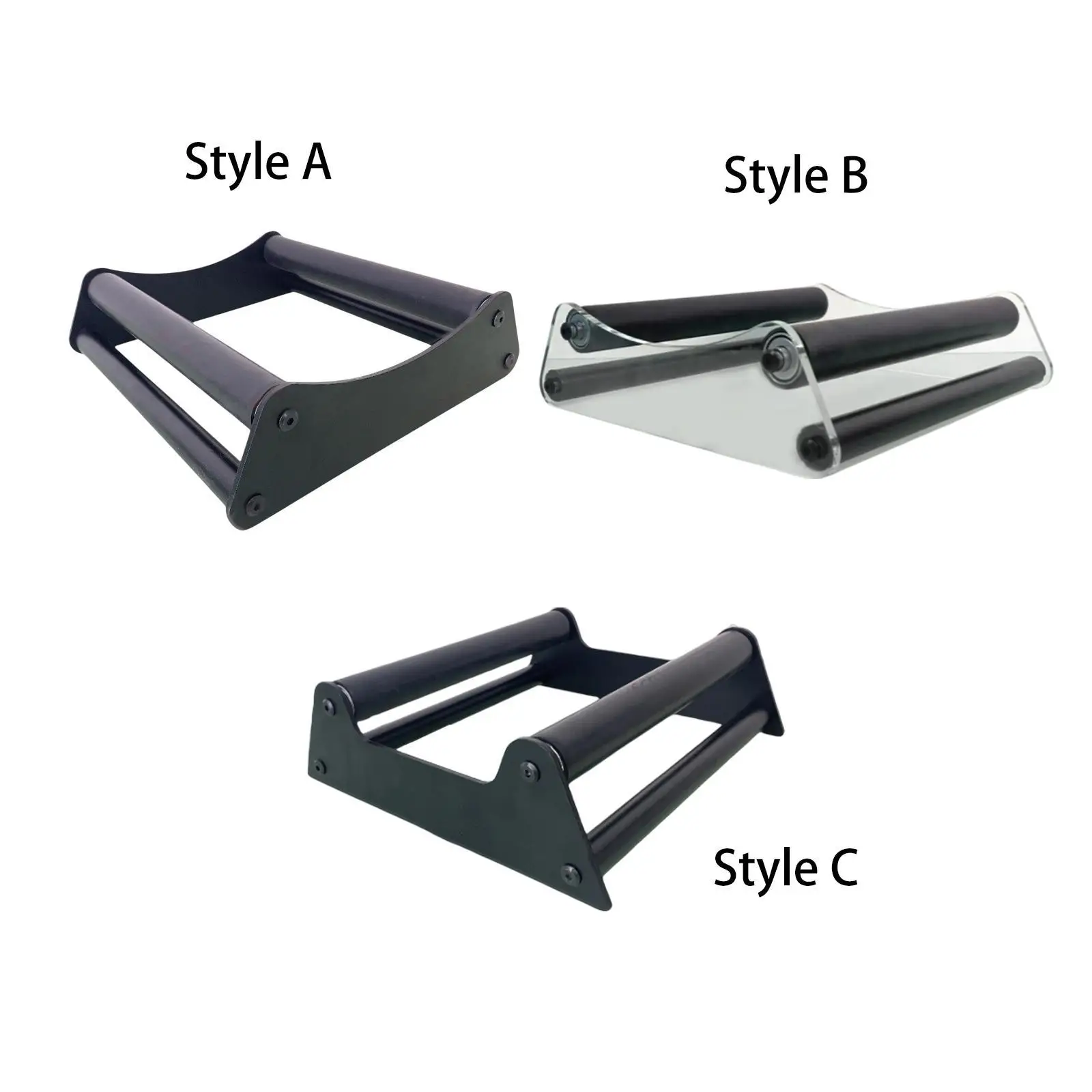 Heavy Duty Rotating Tire Display Stand Iron Wheel Rim Holder Secure Anti Roll Base for Car Repair Garage