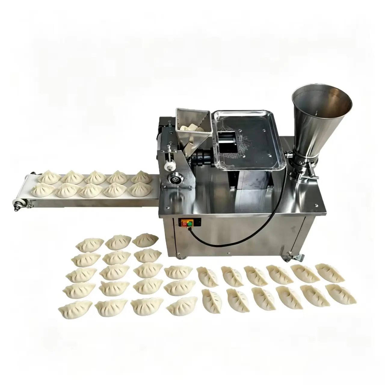 Multi-Functional Commercial Dumpling Maker, Stainless Steel Automatic Potsticker & Wonton Machine for Catering