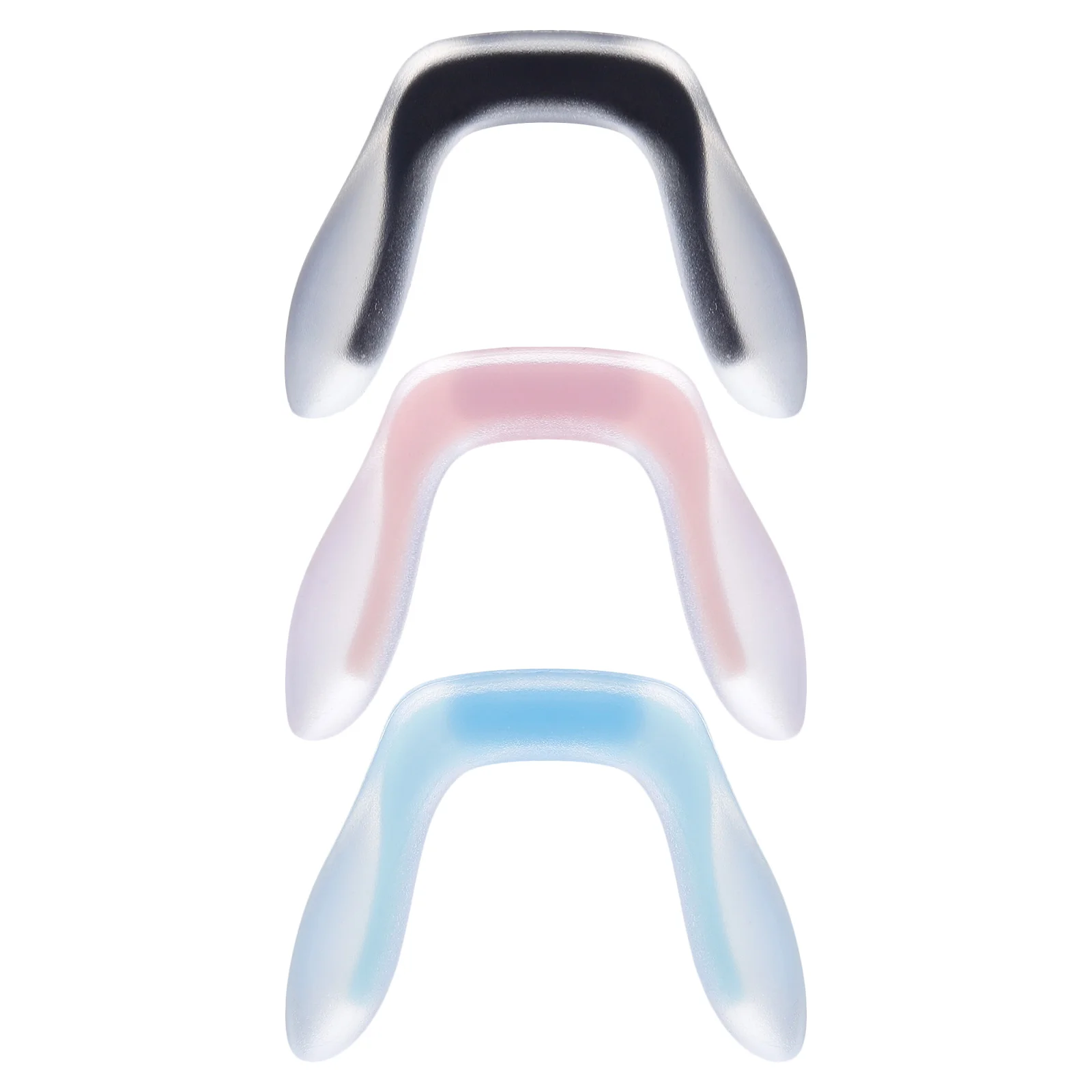 

3Pcs Silicone Nose Pads Durable Flexible Nose Grips for Glasses Sunglasses Eyeglass Replacement Pads for Plastic Frames