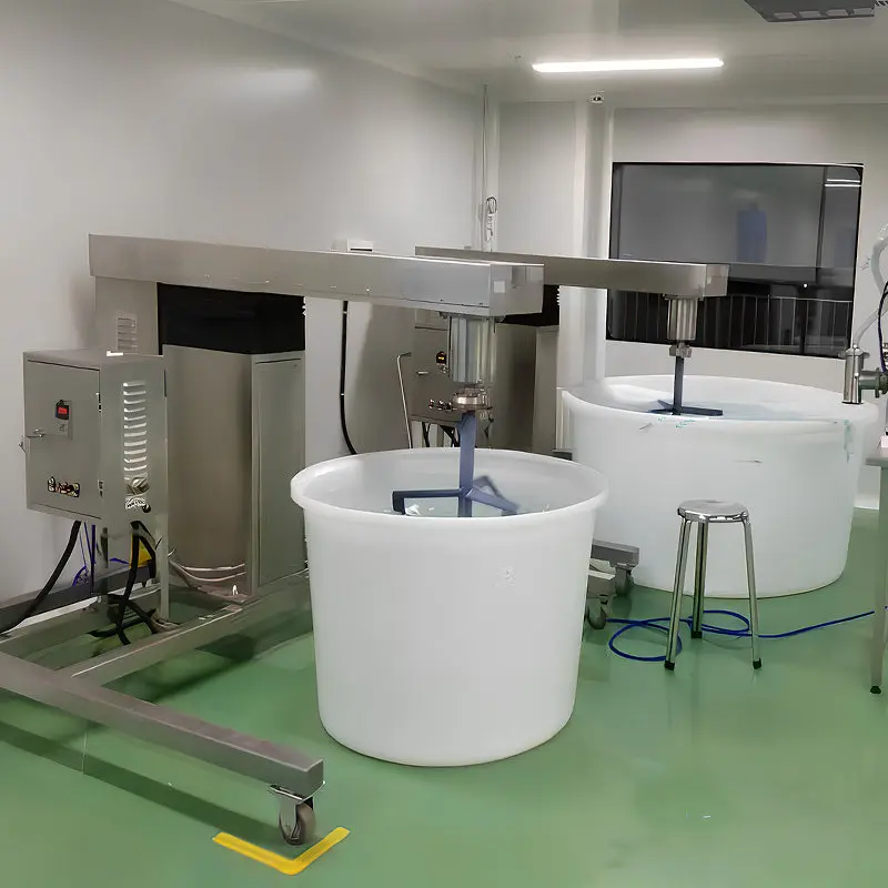 YJQ frequency conversion lifting stainless steel electric mixer dispersion equipment PTFE ribbon propeller