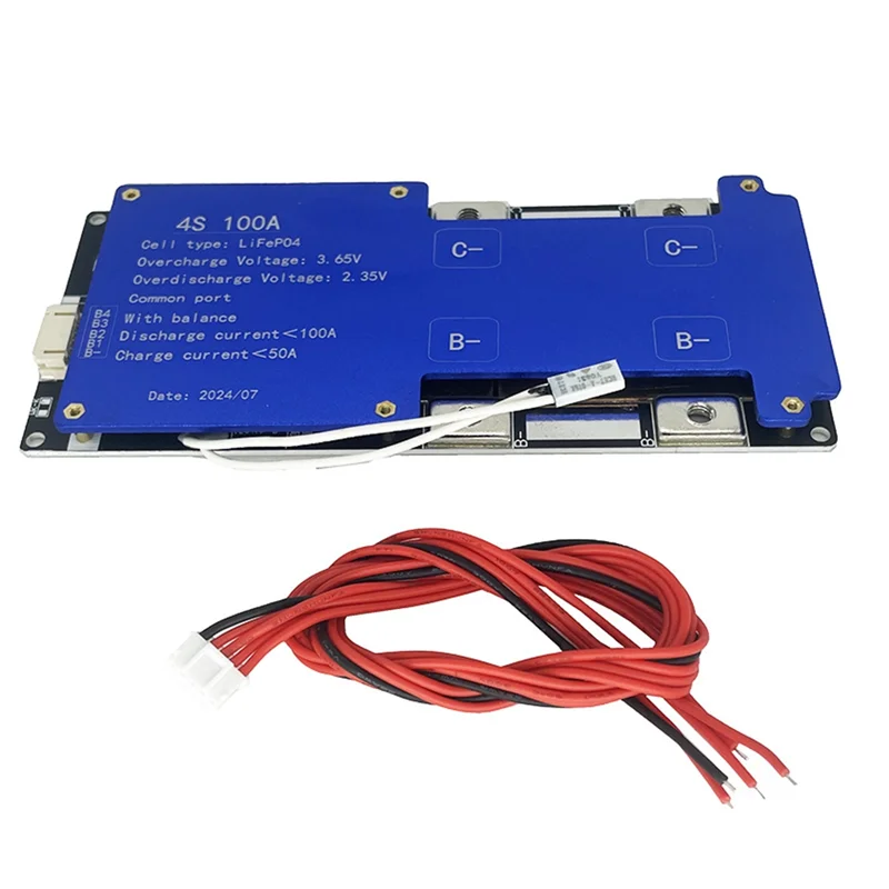 ABFI BMS バッテリー保護回路基板 4S 12V 100A Lifepo4 リチウムリン酸鉄バランス充電付き