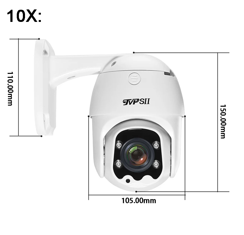 Top 5mp 2mp 1080P Auto Cruis 6Pcs Array Infrarood Led Buiten 360 Graden Roteren 36x Zoom Ahd Ptz Speed Dome Security Cctv Camera