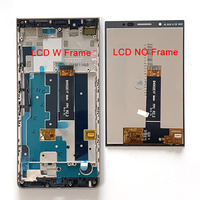 Original For BlackBerry KEY2 LE BBE100-12/4/5 LCD Screen Display Frame Touch Panel Digitizer For KEY 2 LE