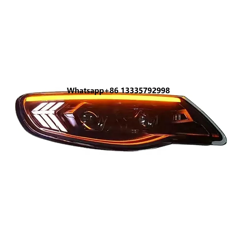 

Specially Designed Dynamic LED Headlight Assembly for Volkswagen for Touareg 07-10 6000k Dynamic Daytime Running Light Water New