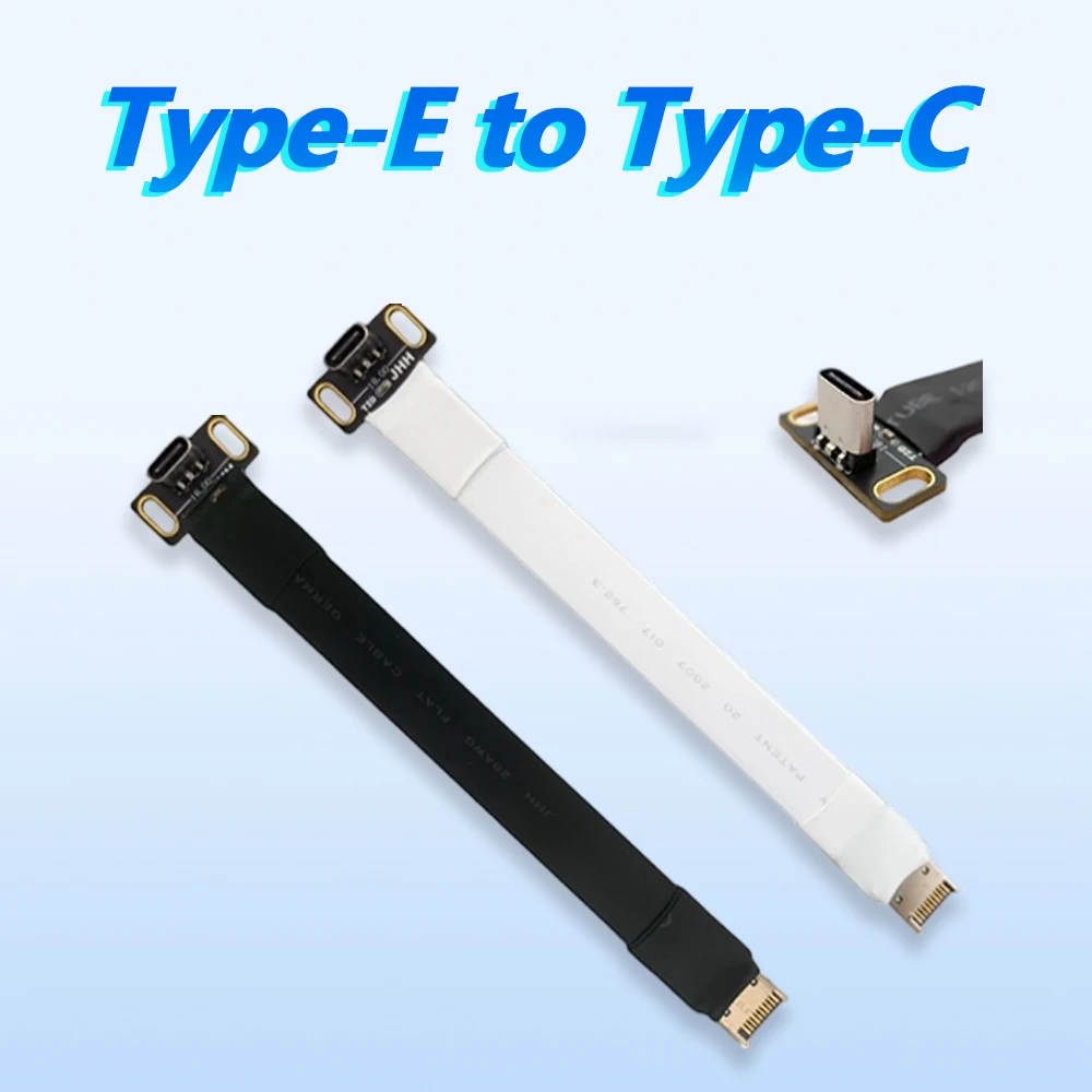 

USB 3.1 3.2 Full-Featured Extension Cable Type E To Type-C for Motherboard Front Panel Gen 2 X 1 High-Speed Right Angle Reverse